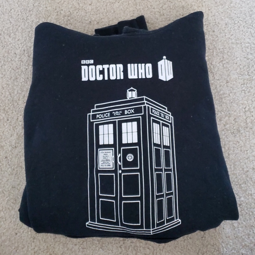 Black Doctor Who Hoodie - Picture 1 of 4